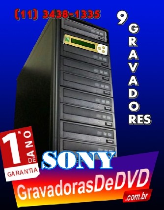 Foto 1 - Duplicadora de dvd com 10 gravadores lg