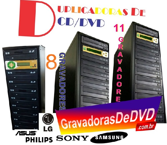 Foto 1 - Gravador de dvd,duplicadora de dvd,copiadoras