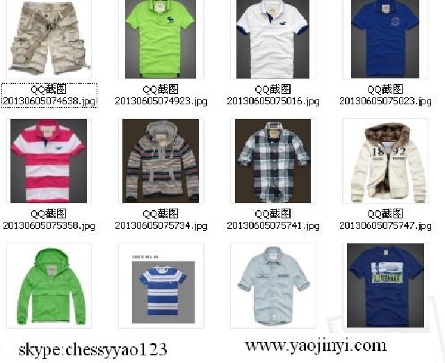 Abercrombie & fitch e hollister roupas
