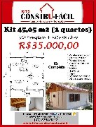 Kit de Casas Pré Fabricadas em Concreto ou Madeira