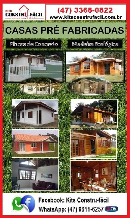 Foto 1 - Kit de Casas Pr Fabricadas em Concreto ou Madeira